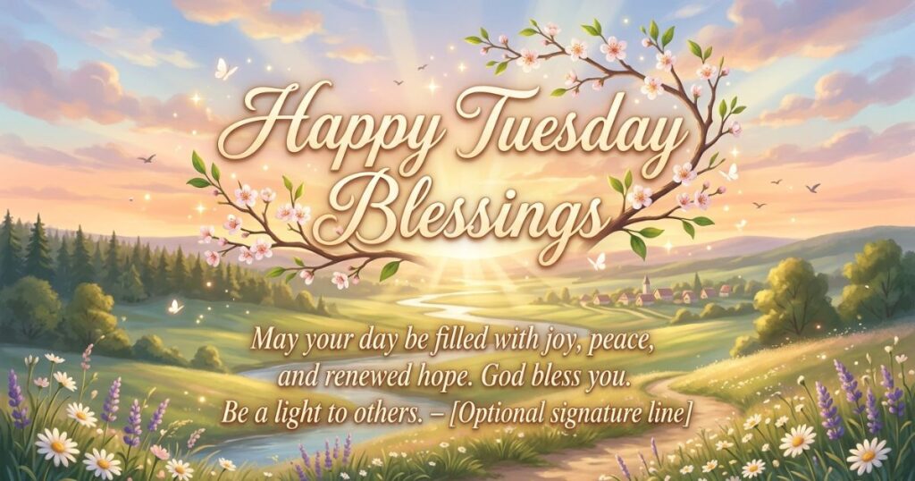 Happy Tuesday Blessings