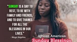 Best African American Sunday Blessings and Prayers