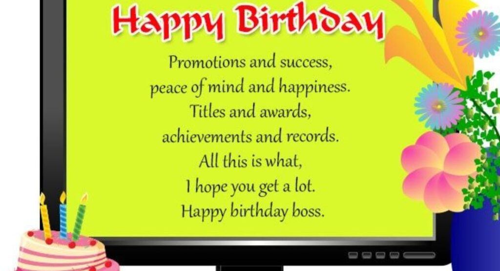 Creative And Unique Birthday Wishes For Boss