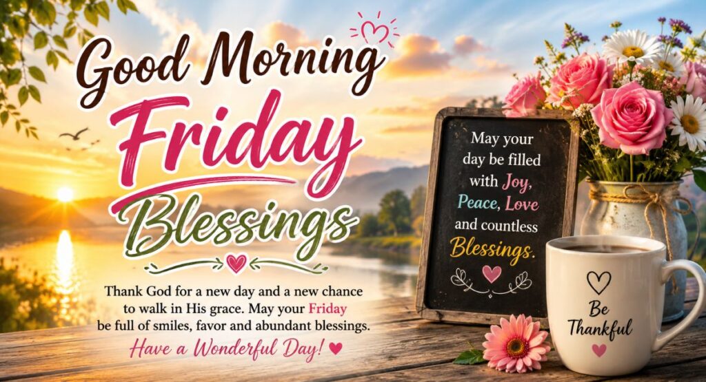 Good Morning Friday Blessings Images