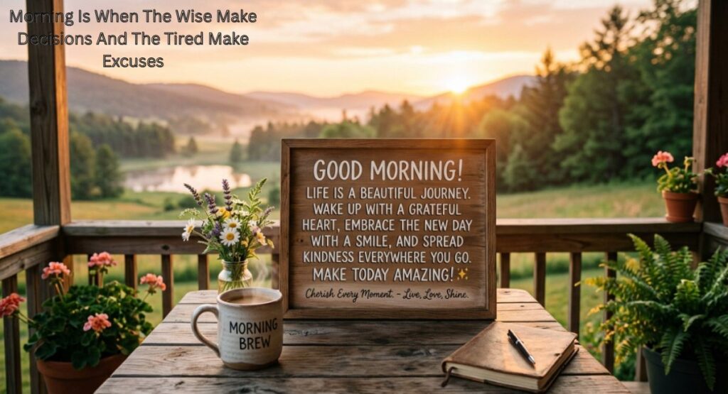 Wisdom Deep Meaningful Good Morning Life Quotes