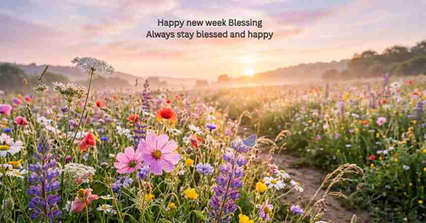 Happy New Week Blessings