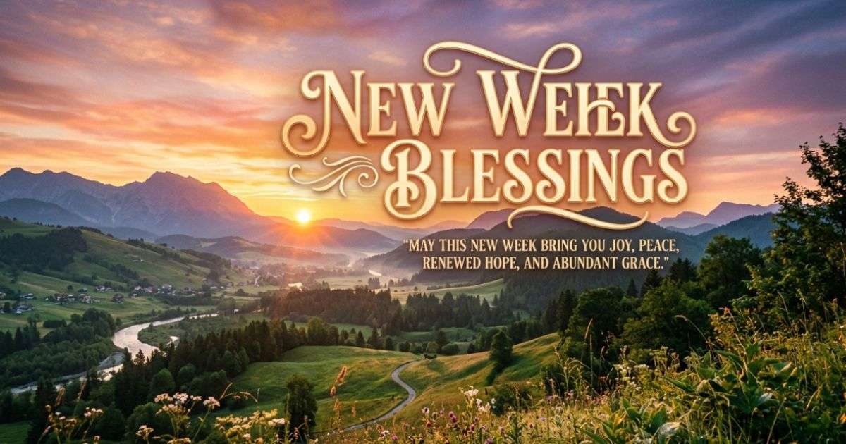new week blessing