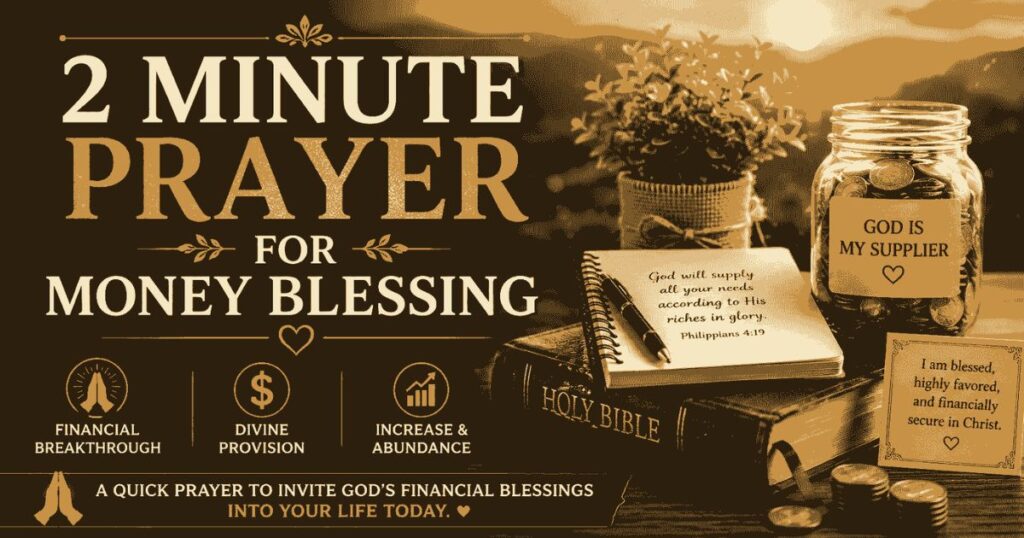 Prayers For Money Blessing