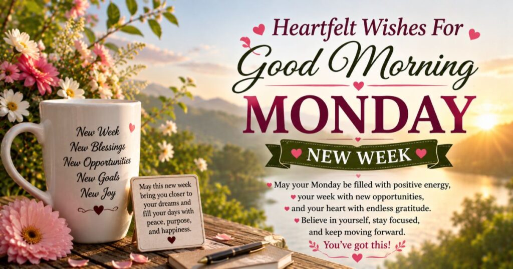 Heartfelt Wishes For Monday Morning New Week