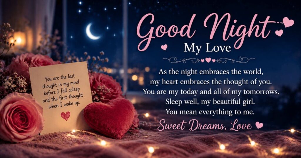 Loving Good Night Quotes and Messages for Her