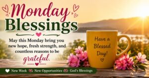 Monday blessings