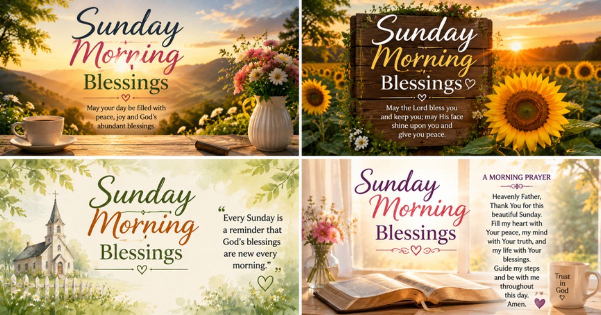 Sunday Morning Blessings